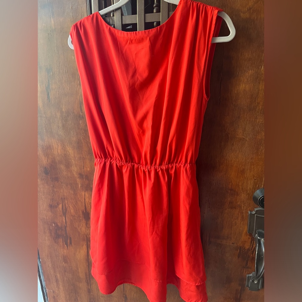 H&M coral dress